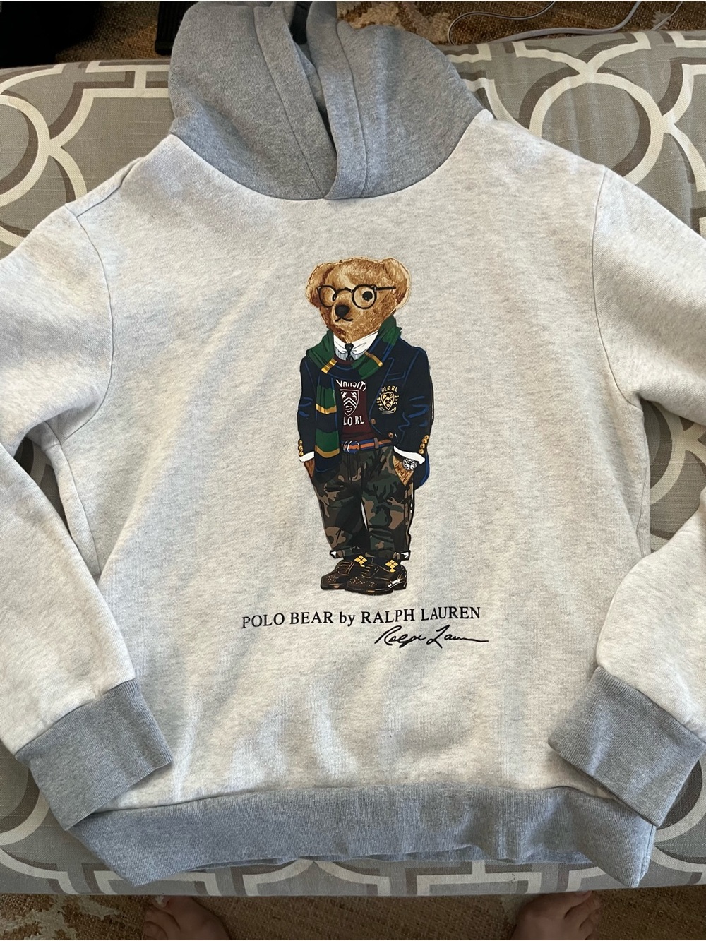 Kids Ralph Lauren Polo Bear Hoodie